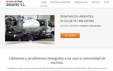 Web para Servicios del Hogar Desatec